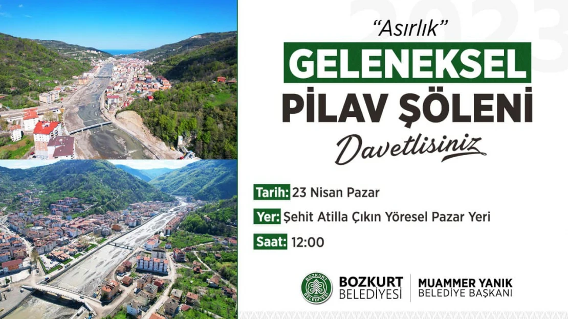 Kastamonu Bozkurt'ta pilav şöleni düzenlenecek