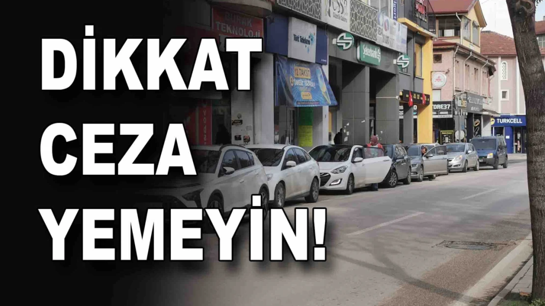 Kastamonu Çayboyu'nda Park Yasağı Uyarısı, Dikkat Ceza Yemeyin!