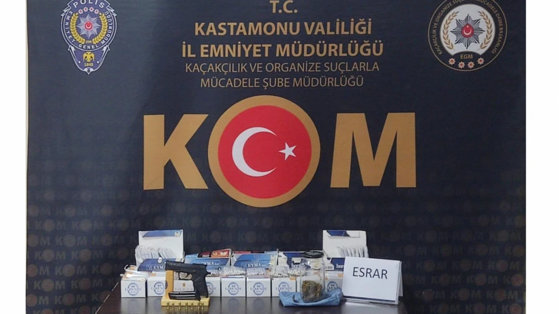 Kastamonu'da 25 gram esrar ele geçirildi
