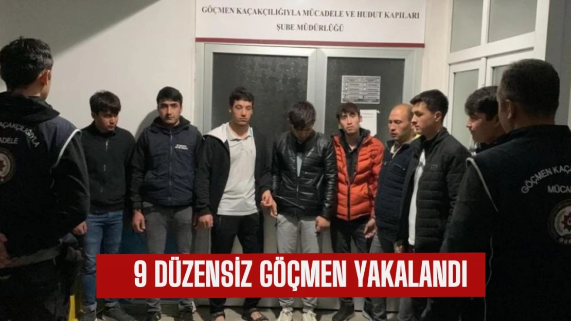 Kastamonu'da 9 düzensiz göçmen yakalandı