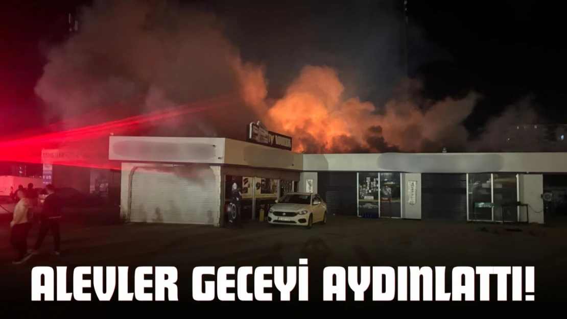 Kastamonu'da Alevler Geceyi Aydınlattı!