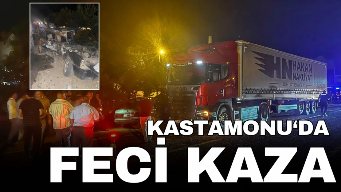 Kastamonu'da Feci Kaza! Yaralılar var