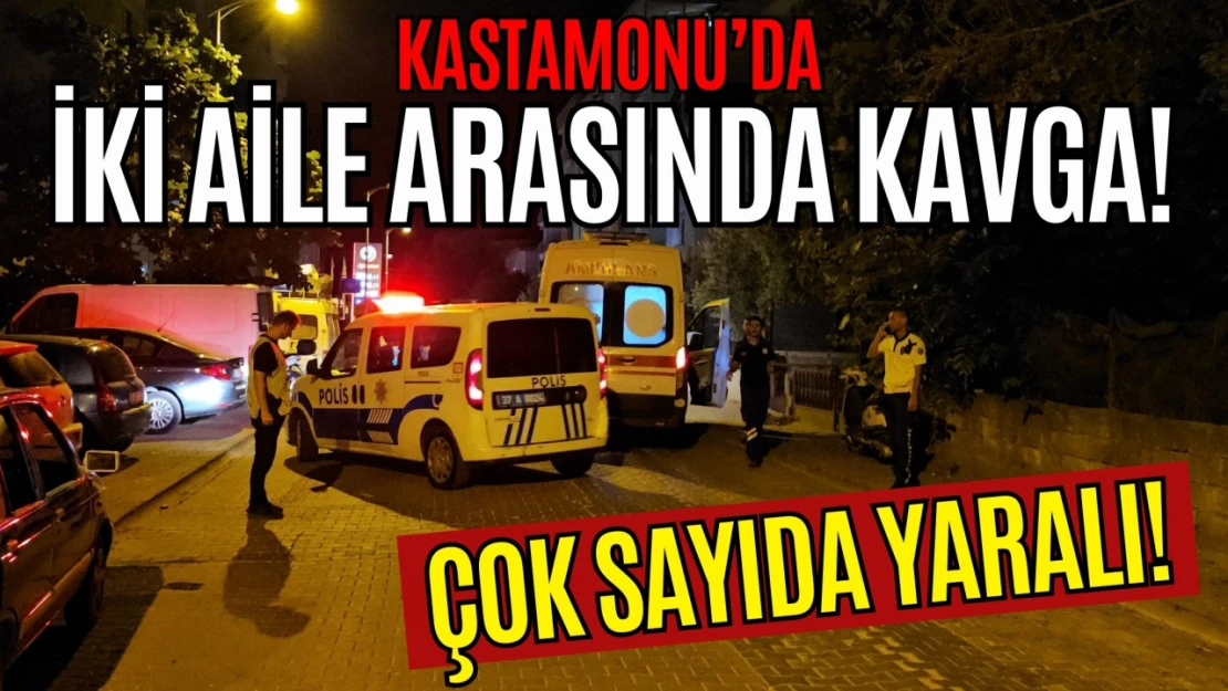 Kastamonu'da İki Aile Arasında Kavga: Çok Sayıda Yaralı!