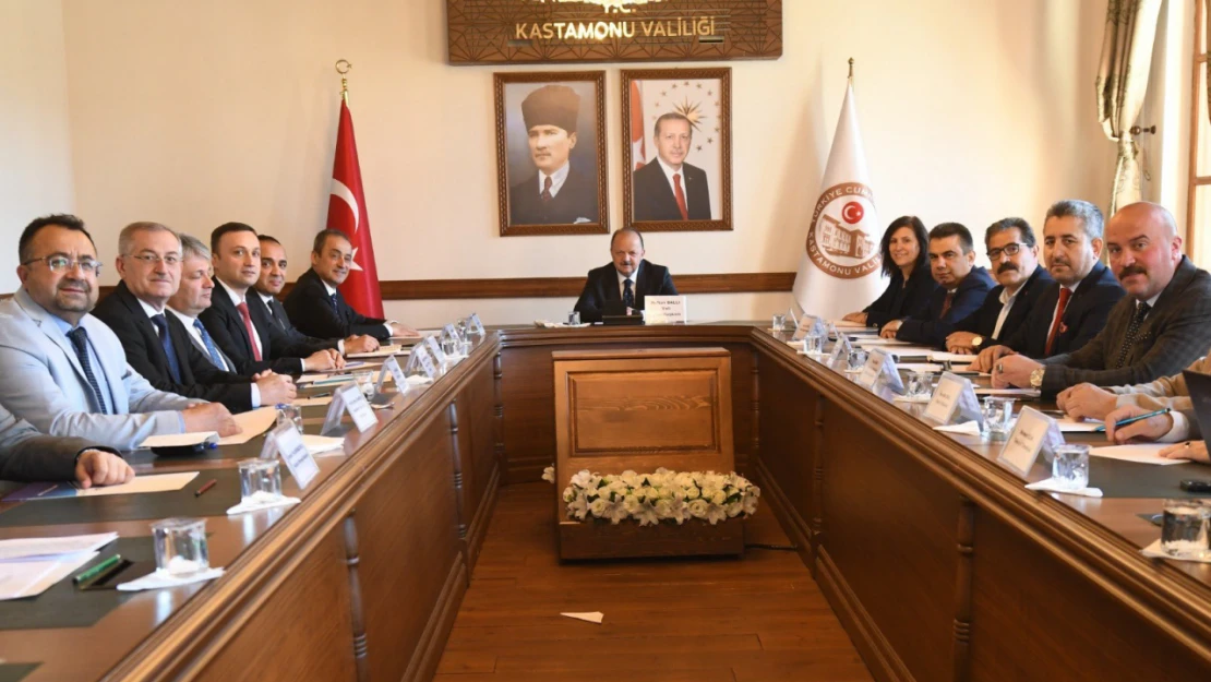 Kastamonu'da İstihdam ve Eğitim Toplantısı Yapıldı