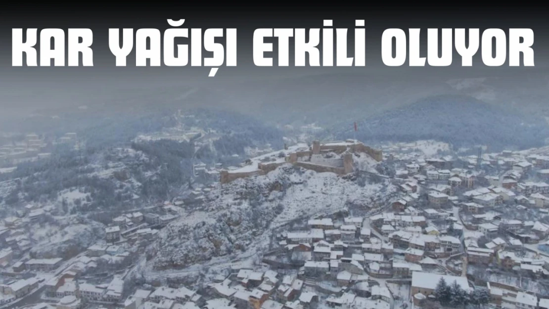 Kastamonu'da Kar Yağışı Etkili Oluyor