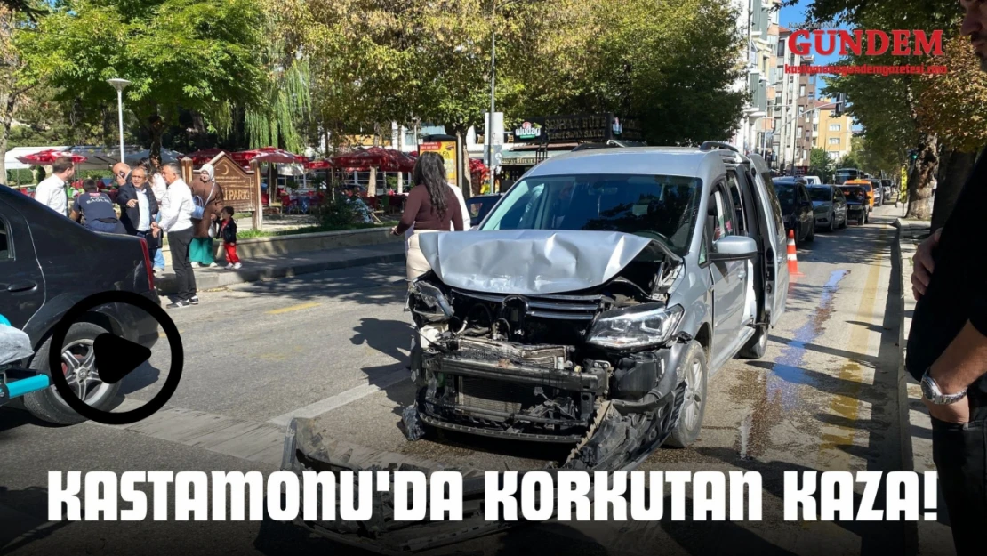 Kastamonu'da Korkutan Kaza!