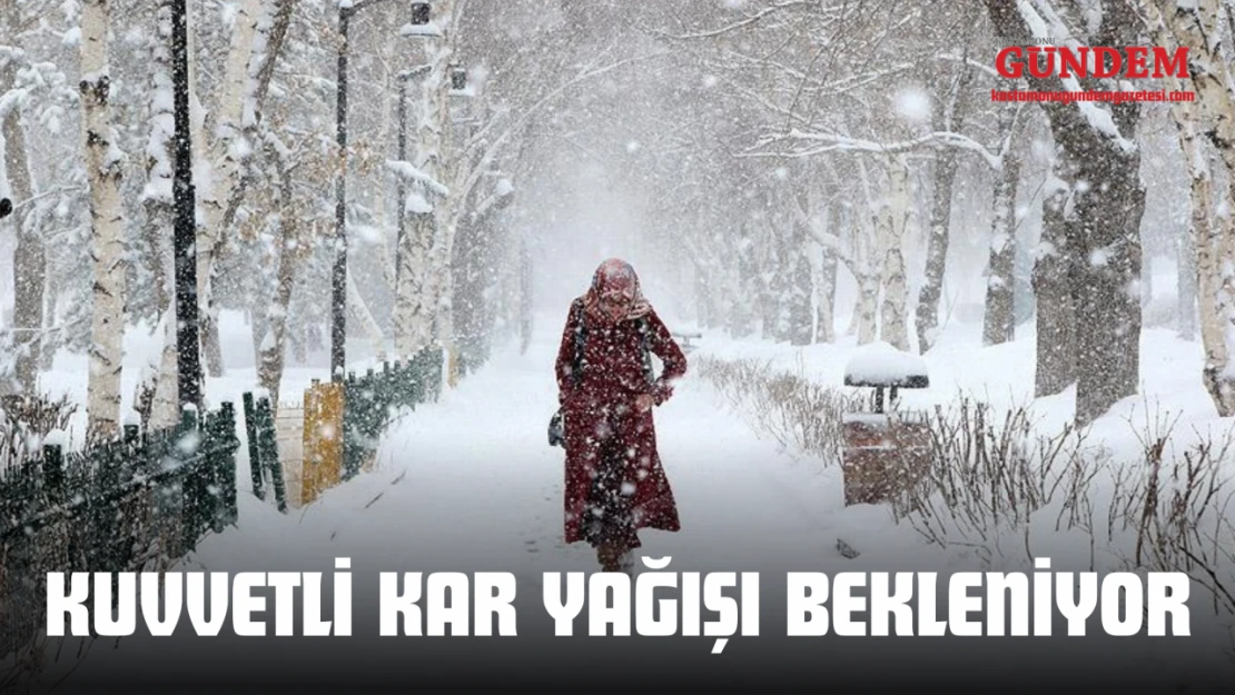 Kastamonu'da Kuvvetli Kar Yağışı Bekleniyor