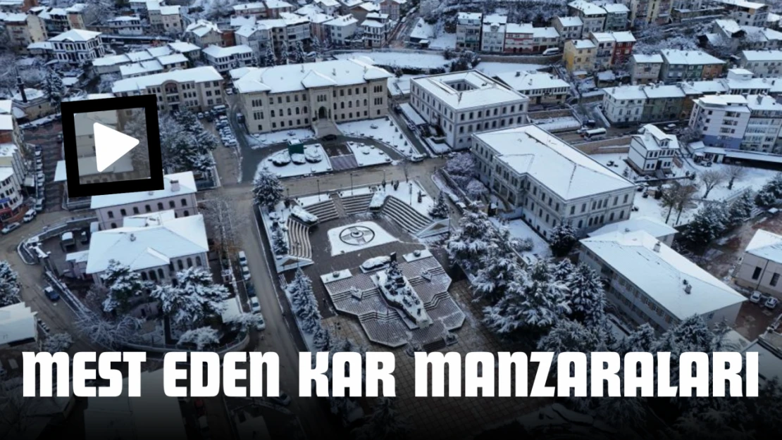 Kastamonu'da Mest Eden Kar Manzaraları