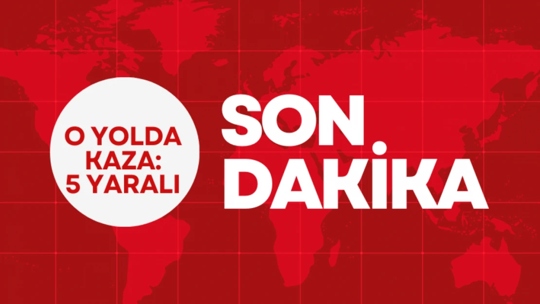 Kastamonu'da Şarampolde Taklalar Atan Hafif Ticari Araçtaki 5 Kişi Yaralandı