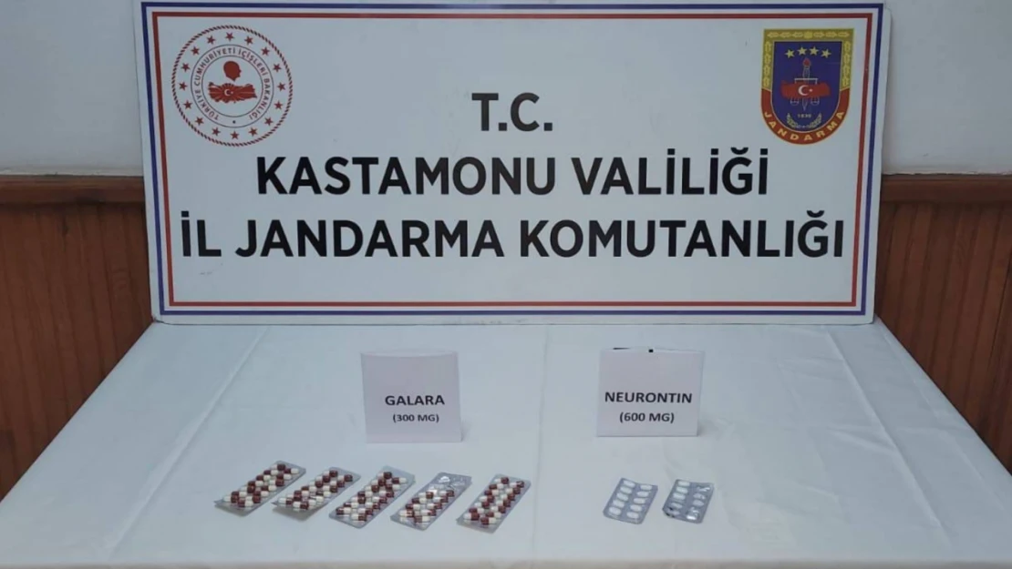 Kastamonu'da sentetik ecza hapı ele geçirildi