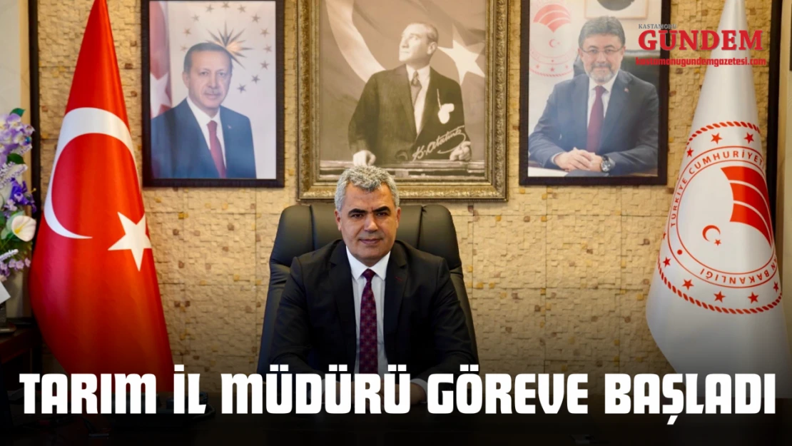 Kastamonu'da Yeni Tarım İl Müdürü Göreve Başladı