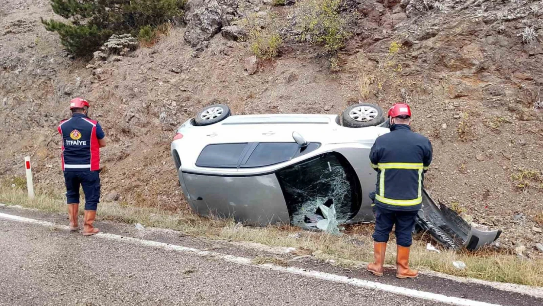 Kastamonu'da Otomobil Takla Attı: 2 Yaralı