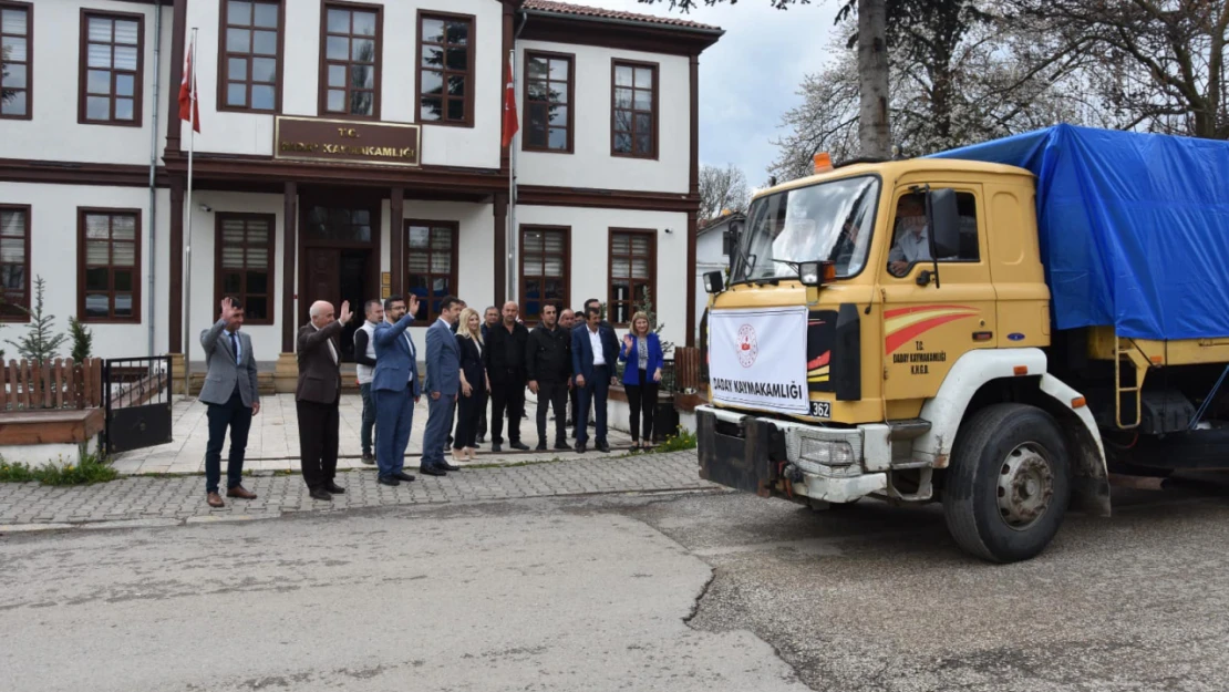 Kastamonu Daday'dan deprem bölgesine destek devam ediyor