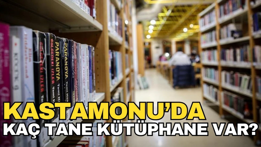 Kastamonu'daki Kütüphane Sayısı Belli Oldu