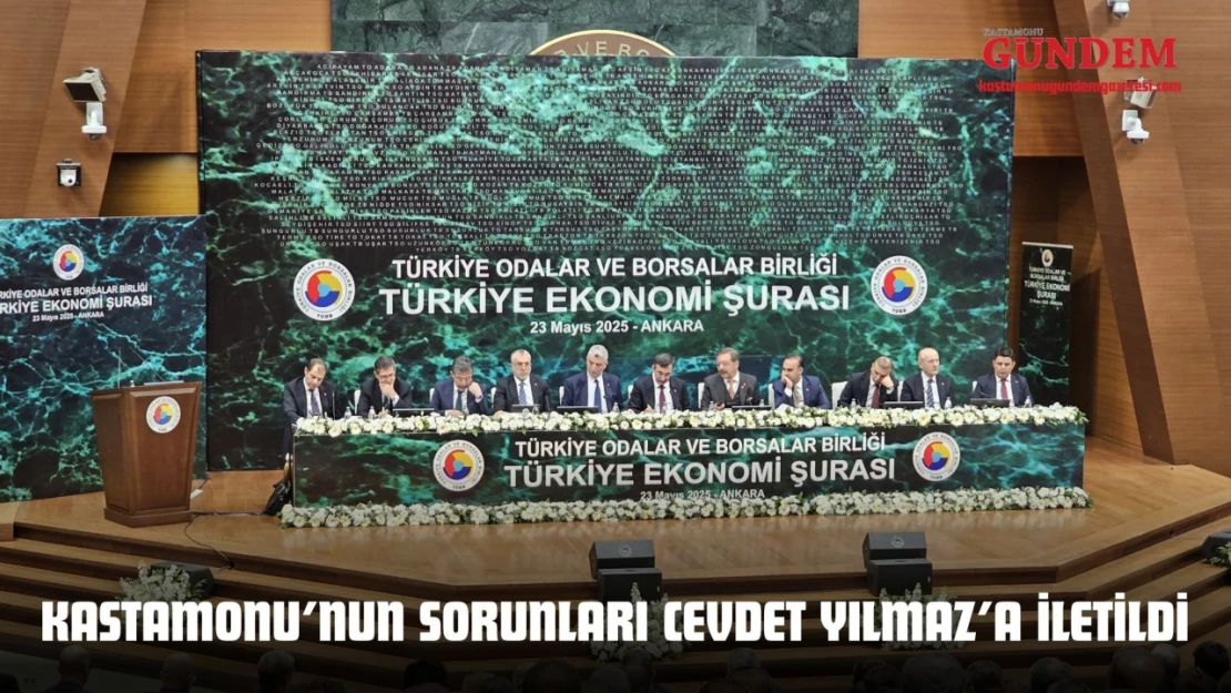 Kastamonu'nun Sorunları Cevdet Yılmaz'a İletildi