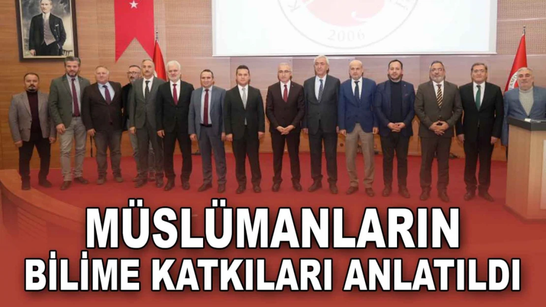 Kastamonu Üniversitesi'nde Müslümanların Bilime Katkıları Anlatıldı: 'İslam Dünyasının Nobeli Fuat Sezgin'dir'