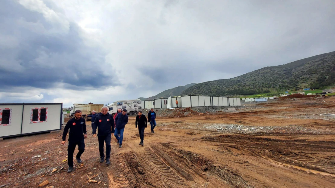 Kastamonu Valisi Çakır'dan TFF konteynerlarına inceleme