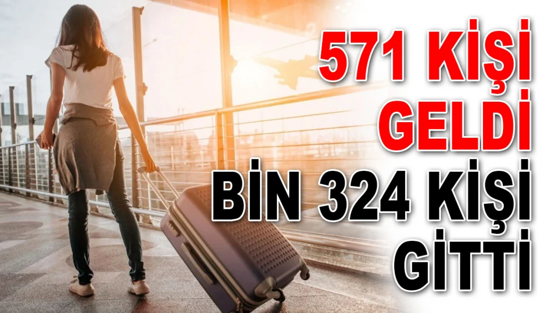 Kastamonu'ya 571 Kişi Geldi, Bin 324 Kişi Gitti