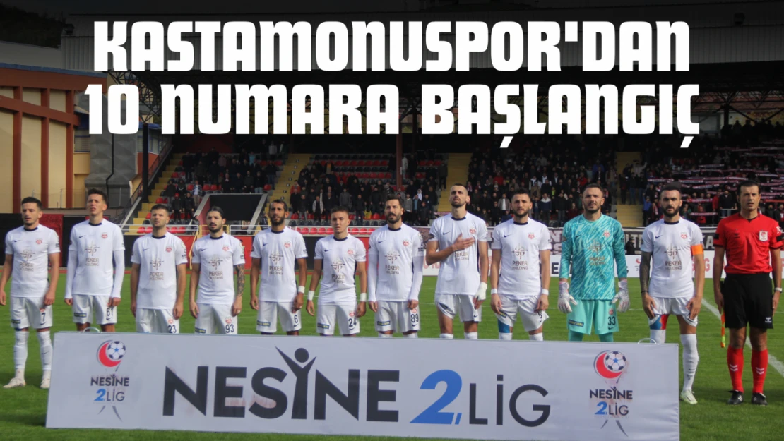 Kastamonuspor'dan 10 Numara Başlangıç