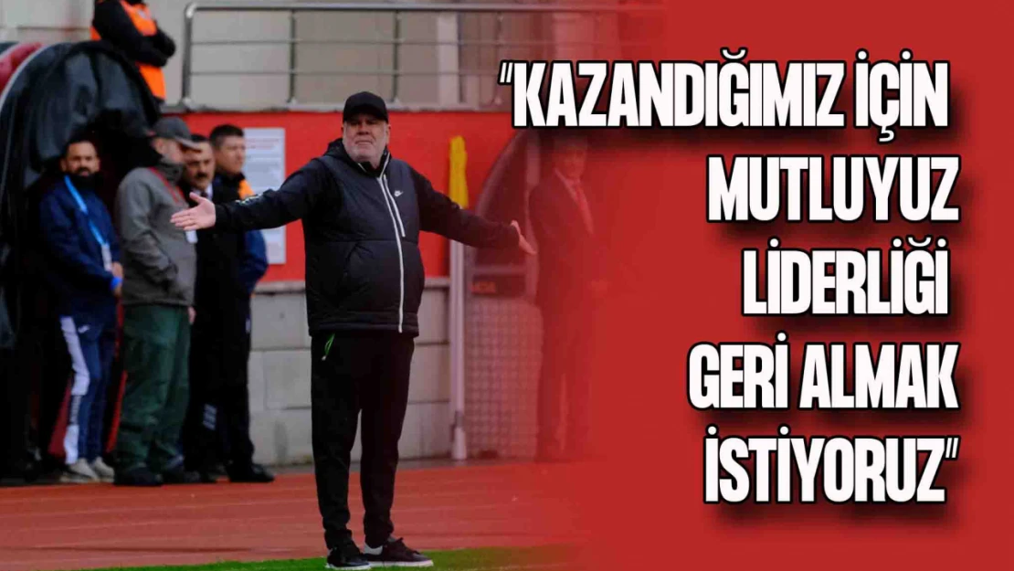 Kastamonusporlu Levent Eriş: 'Kazandığımız İçin Mutluyuz, Liderliği Almak İstiyoruz'