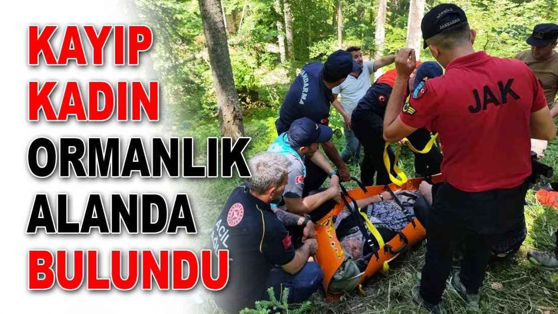 Kayıp Kadın Ormanlık Alanda Bulundu