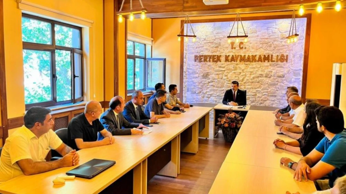 Kaymakam Coşkun, Pertek'te göreve başladı