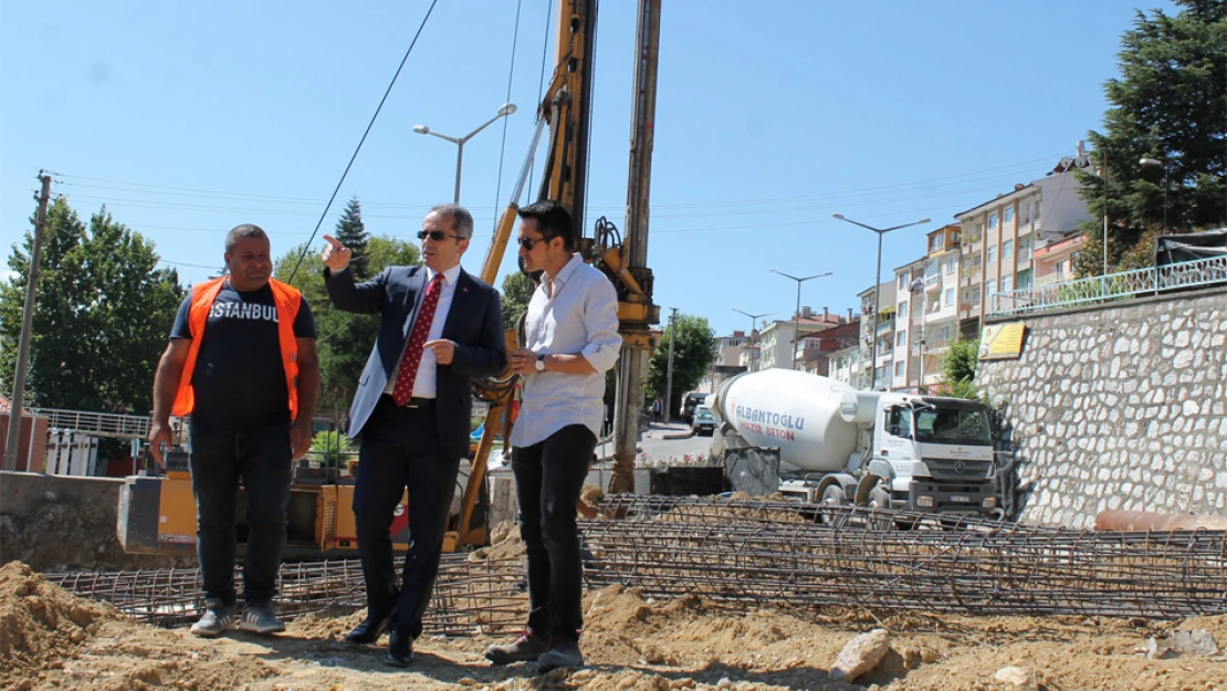 Kaymakam Pişkin, hükümet konağı inşaatını inceledi