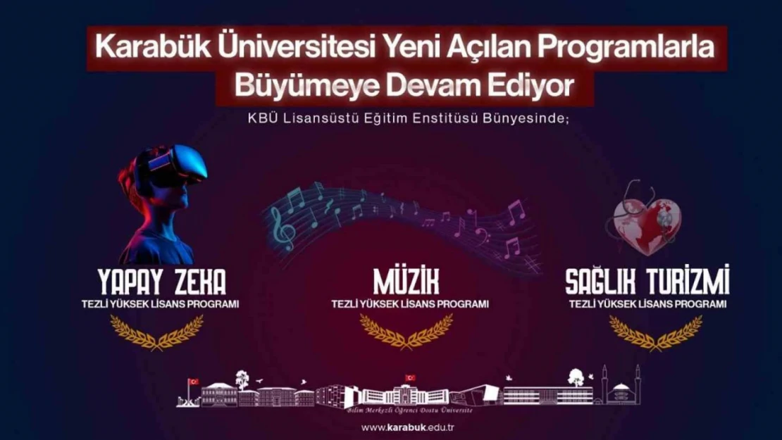 KBÜ'de Yeni Programlar Açıldı