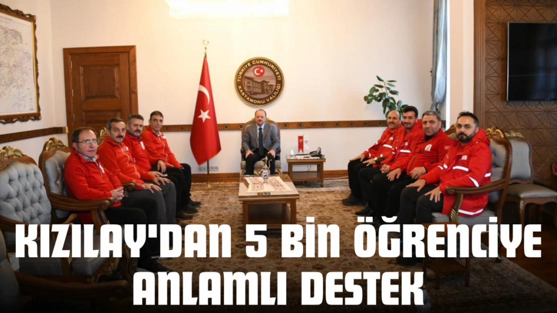 Kızılay'dan 5 Bin Öğrenciye Anlamlı Destek