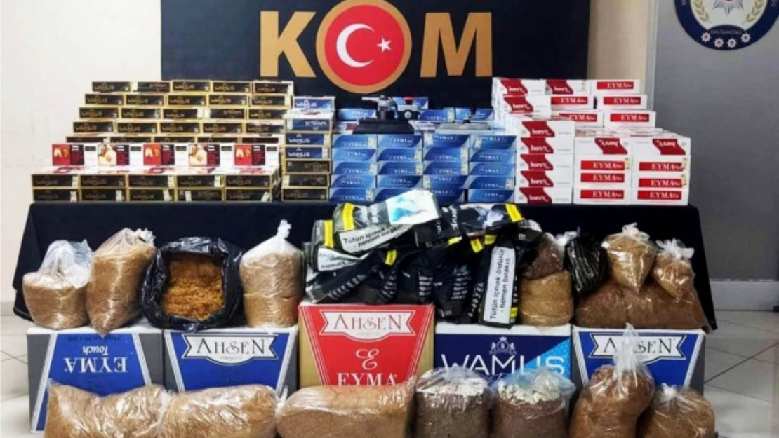 KOM'dan kaçak tütün baskını