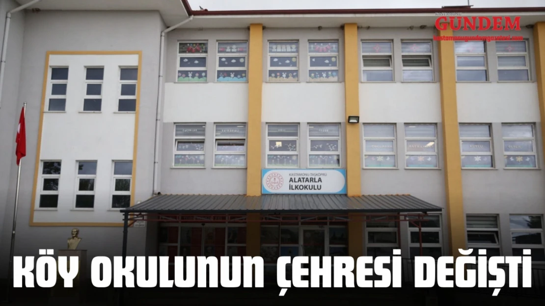 Köy Okulunun Çehresi Değişti