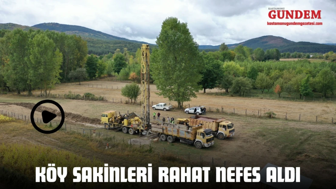 Köy Sakinleri Rahat Nefes Aldı