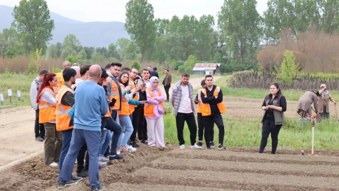 KTÜ Öğrencilerine Fidanlık Şefliği'nde Eğitim