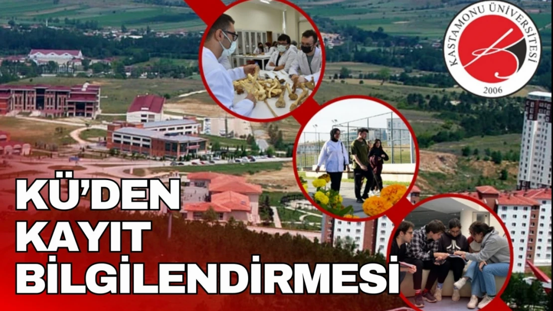 KÜ'den Kayıt Bilgilendirmesi