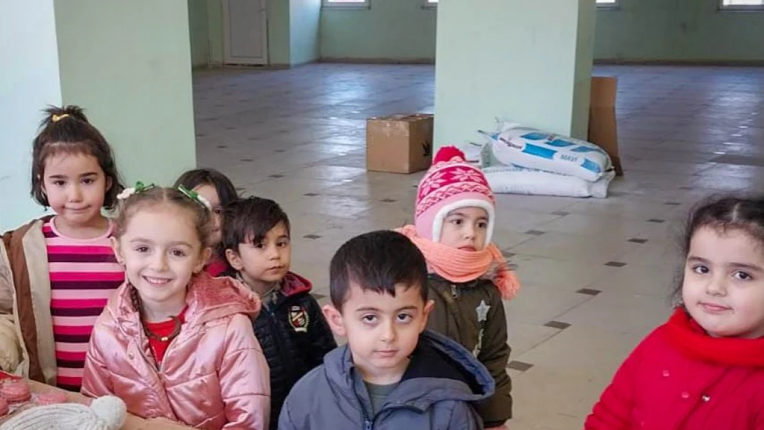 Küçük çocuklardan büyük destek