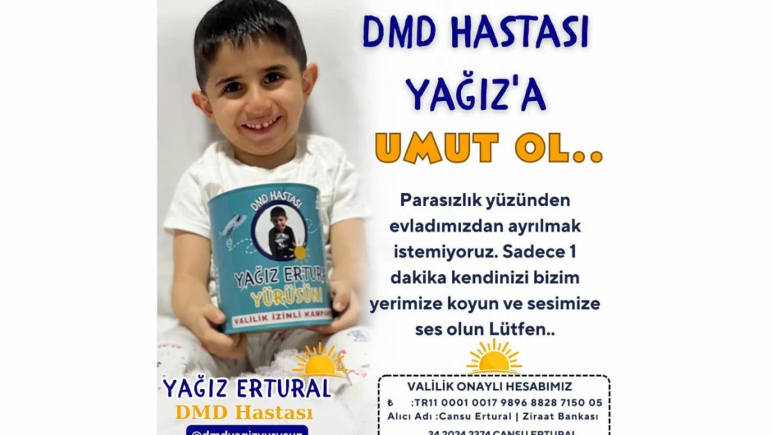 Küçük Yağız İçin Destek Çağrısı Yapıldı