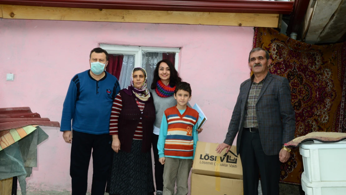 LÖSEV yardım TIR'ı Kastamonu'da