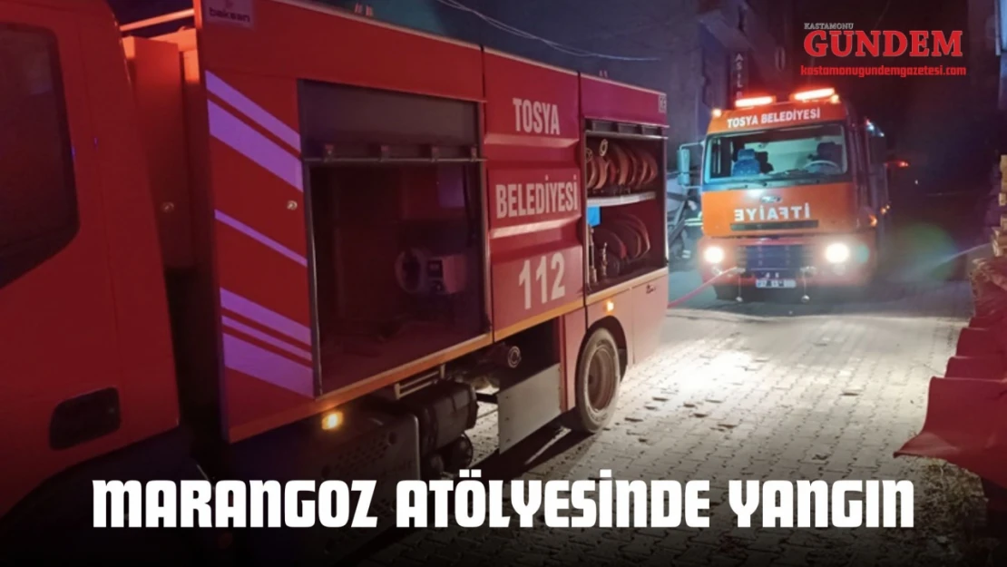 Marangoz Atölyesinde Yangın