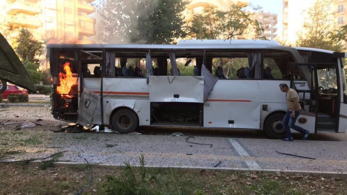 Mersin'de hain saldırı 12 polis yaralandı