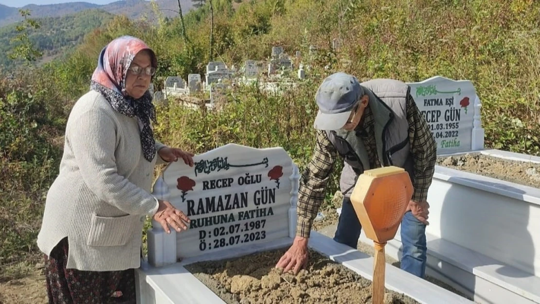 Mezarlıkta ayı dehşeti