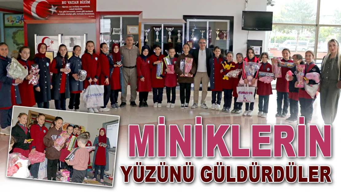 Miniklerin Yüzünü Güldürdüler