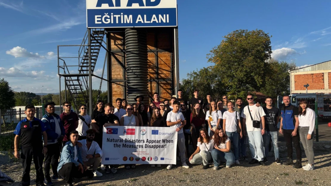 Misafir Öğrencilere Afet Planları Tanıtıldı