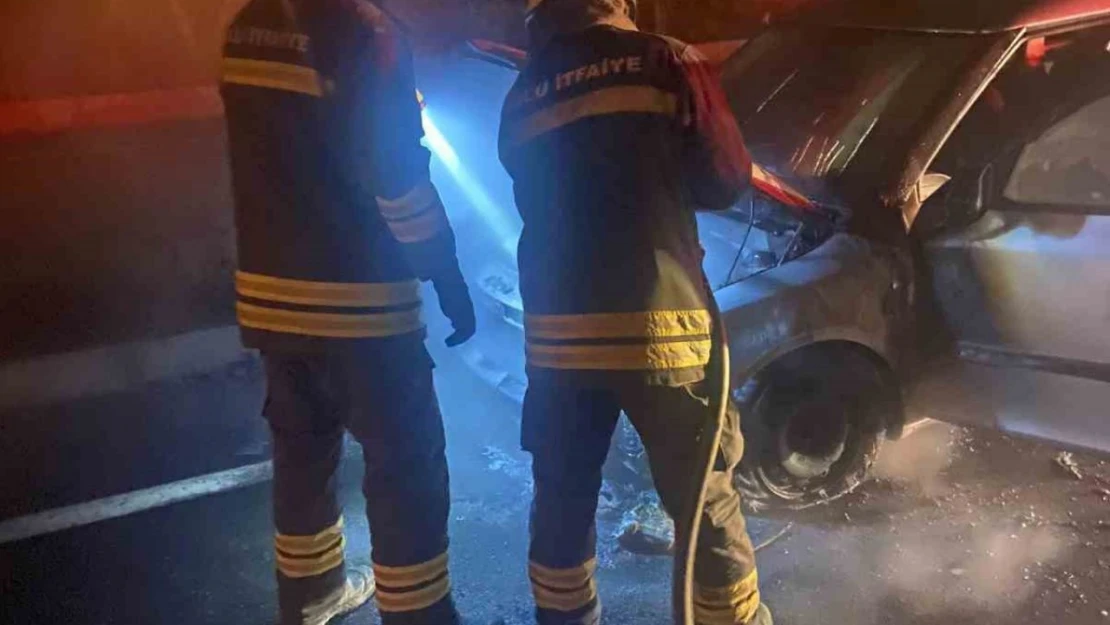 Motor Kısmından Alev Aldı, Küle Döndü