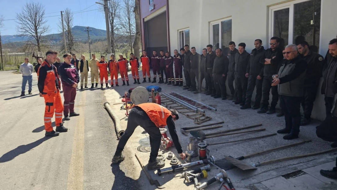 Orman Yangınına Karşı Tatbikatlı Eğitim