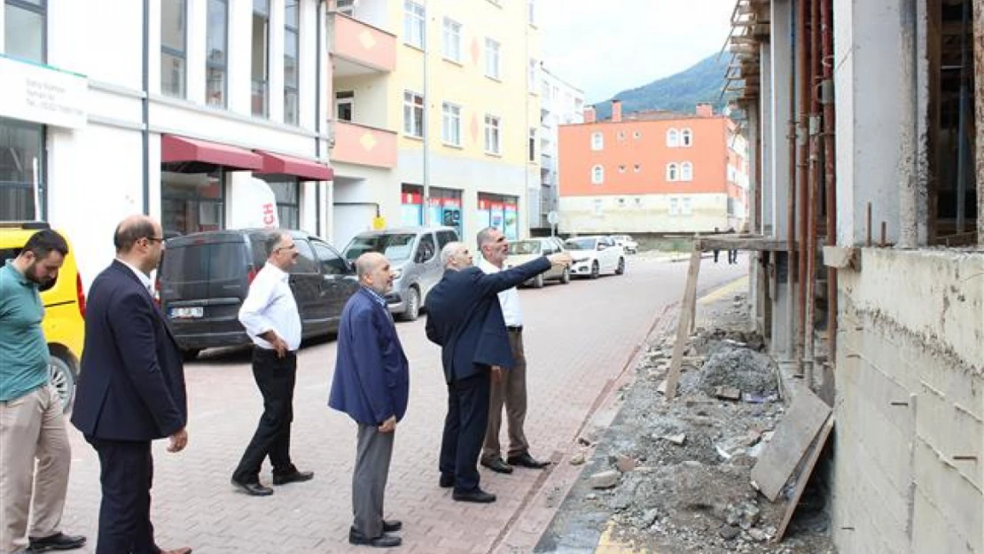 Müftü Derin çalışmaları inceledi