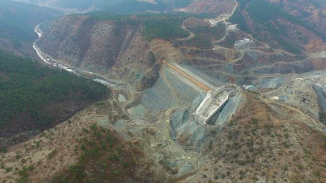 Obrucak Barajı Sulama İnşaatı Sürüyor