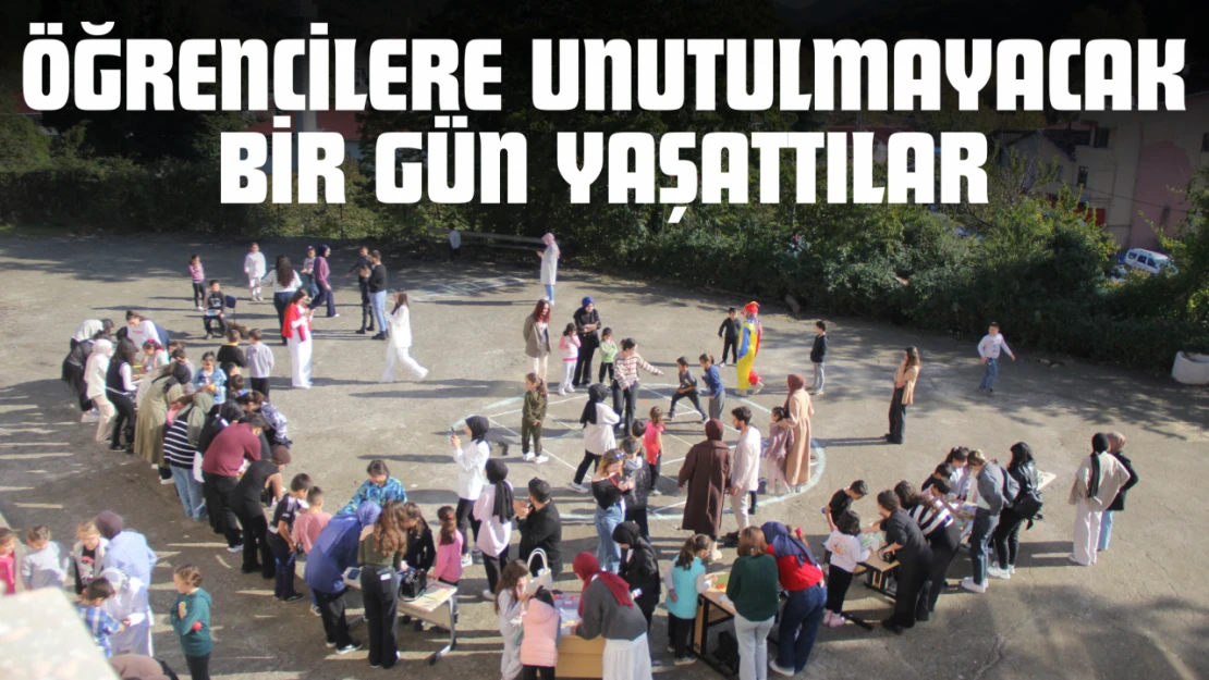 Öğrencilere Unutulmayacak Bir Gün Yaşattılar