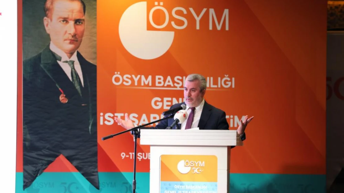 ÖSYM Başkanı Prof. Dr. Ersoy: 'Yapay Zeka İle Soru Üreteceğiz'