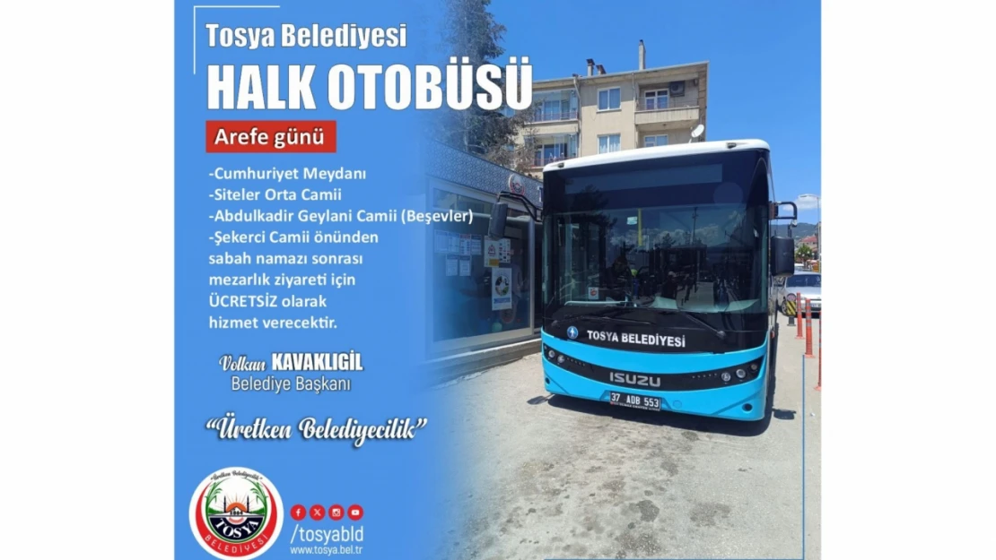 Otobüsler, Mezarlık Ziyareti İçin Hizmet Verecek