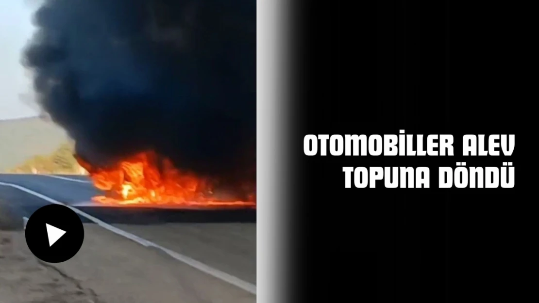 Otomobiller Alev Topuna Döndü